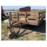 Flatbed trailer 12' x 8', row:7