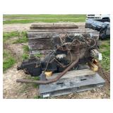 International truck motor with 4 speed transmission, row:8