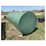 Horizontal fuel storage tank green, row:7