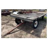 Flat bed wagon, row:5