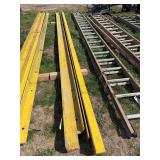 (4) pieces 4' x 4' x 1/2' x 22' angle iron, row:7