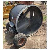 Industrial 40' fan on wheels, row:5
