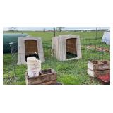 (2) Calf Hutches, row:11