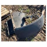 Pair of semi fenders 1/2 style & fender for front wheel assist of JD tractor, row:6