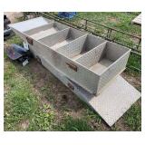 Set of semi service ramps - aluminum, row:8