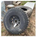 (3) 33' Mud tires - 33 x 12.50R15LT, row:8