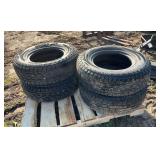 (4) Tires LT235/75R15, row:6