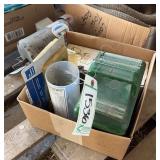 Box of Farm Stuff- JD Moisture Tester, PH Gauge, & More, bldg:green