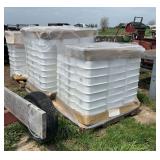(3) Skids of 4 Gallon Buckets, row:8