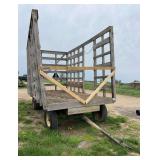 John Deere Running Gear 8' x 16' Throw Wagon- wooden, row:10