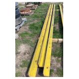 (4) pieces of 4' x 4' x 1/2' x 22' angle iron, row:7