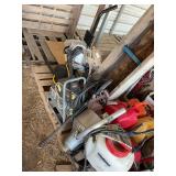Spreader, Light, 4 Hour Pump, Air Hose Cart, & Outdoor Lights, bldg:green