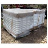 (2) Skids of 3 Gallon Buckets, row:8
