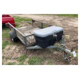 Utility trailer 4' x 7', row:9