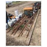 Atenna tower, tool box, chain fall, chain, & heater, row:5