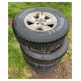 (4) Tires 245/75R16, row:10