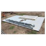 8' x 13' Sliding barn door with rollers & track & (1) entry door, row:5