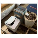 Paslode Framing Nails & Box of Chainsaw Chains, bldg:locked