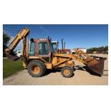 1986 CASE 580E Construction King Extendahoe Backhoe