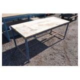 Wood top work bench