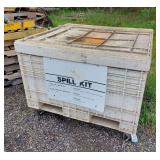 Plastic Tote on Wheels & Lid