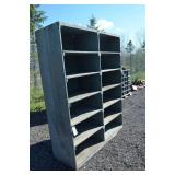 Wooden shelf unit