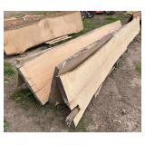 (4) Maple live edge slabs, row:5