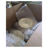 collectible plates and serving ware; rugs