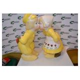 Vintage Ceramic Figurines, including Kissing Dutch Boy and Girl