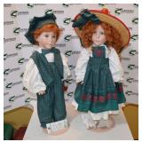 Apple Annie and Apple Andy from the Doll Maker by Linda Rick