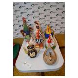 Chicken figurines and collectibles