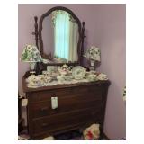 Vintage dresser with mirror