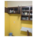 Contents of kitchen cabinets