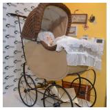 Collectible Doll with Carriage