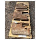 (6) Deutz suitcase weights