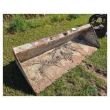 78" skid steer bucket