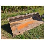 83" skid steer bucket