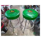 (2) John Deere stools