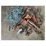 Assorted chains and binders