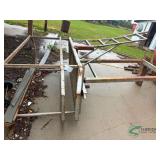 Pallet fork work platform