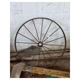 Steel spoke wheel