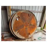 (2) 62" Power Trowel pans