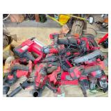 Numerous Bauer power tools
