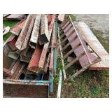 Steel bin of misc. wall form corners