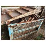 Steel bin of misc. wall forms