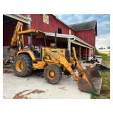 John Deere 310D Extend-A-Hoe 4x4 runs and operates
