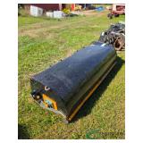 Skid steer box broom sweeper