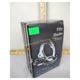 50 Shades trilogy by EL James  paperback book box