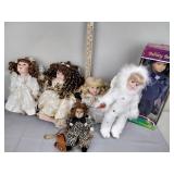 Dolls including porcelain dolls