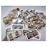 Vintage stereoscope cards